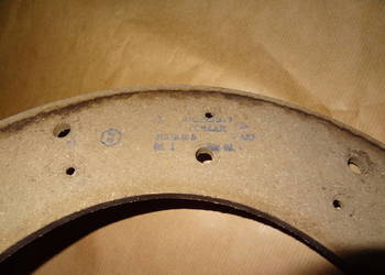 Okładzina tarczy sprzęgła 410x250x7mm Fomar