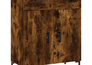 Szafka przydymiony dąb 695x34x90 cm materiał drewnopochodny WM-827985