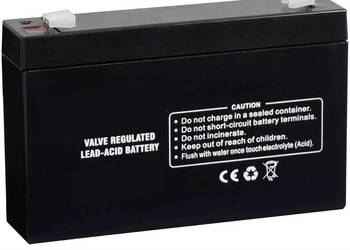 Akumulator 7.2Ah 6V GROM LP6-7.2