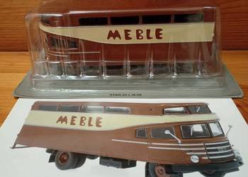 STAR 25 L N-38 MEBLOWÓZ meble deagostini 1:43 Kultowe ciężarówki PRL