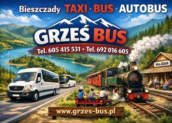 Wynajem autokarów busów Taxi Bieszczady Wołosate Ustrzyki Muczne Wetlina