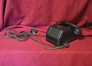 Zabytkowy telefon bakelitowy TESLA Czechosłowacja 3FP12022 vintage PRL