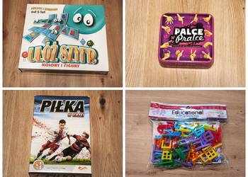 GRY planszowe rodzinne Piłka Mistakos  Krzesełka Szyfr Rebel