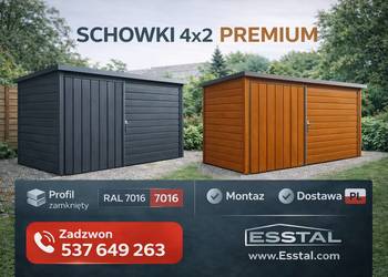Garaż Ogrodowy|Witaka Ogrodowa| Schowek| Magazyn - ESSTAL -