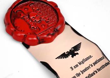 Purity Seal Deathwatch | 8 cm | Metal Żywica | Przypinka | Warhammer 40k