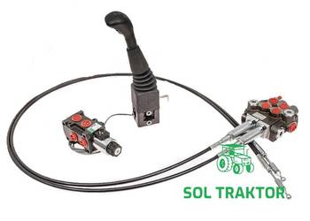 Zestaw do ładowacza czołowego 40L z joystickem, linkami i zaworem 6/2 12VDC