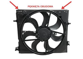 NISSAN QASHQAI II J11 2013-2021 1.5 DCI 1.6 DCI Wentylator z obudową