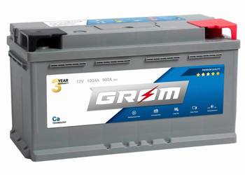 Akumulator 100Ah 900A GROM Premium