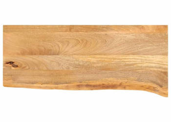 Blat stołu z naturalną krawędzią 70x20x25 cm drewno mango WM-370417