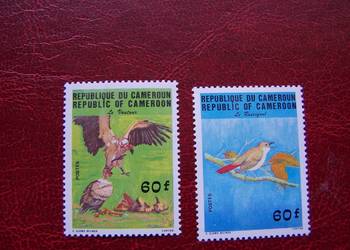Kamerun 1984 MNH Mi. 1059/60 Fauna Ptaki  a