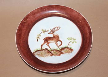 Porcelanowy talerz ręcznie malowany Fürstenberg nr 809 FiaF