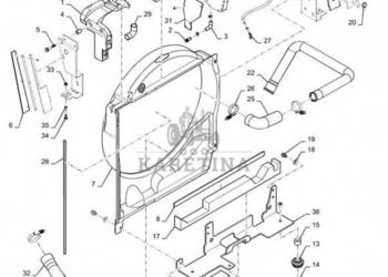 New Holland T6090 T6070 Uszczelka 84340736
