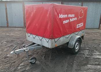 Przyczepka samochodowa z plandeką