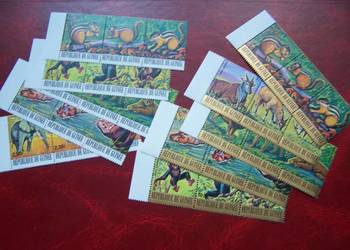 Gwinea 1977 MNH Fauna dzikie Zwierzęta Afryki