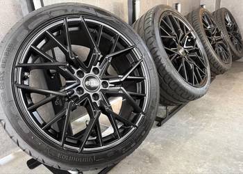 19 cali Audi A4 b8 b9 A5 A6 felgi alusy koła komplet z oponami 5x112 ET40 8