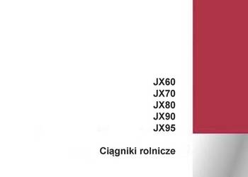 Instrukcja obsługi Case JX 60 70 80 90 95  JX