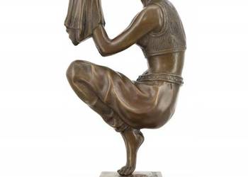 Kleopatra z Jajem - Jajo Kleopatry - Figura Rzeźba z Brązu - Oblivine