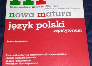 Nowa matura. Język polski. Repetytorium - Miatkowska Dorota