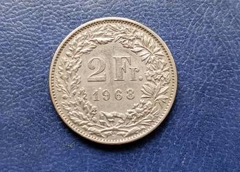 Stare monety 2 frank 1968 Szwajcaria
