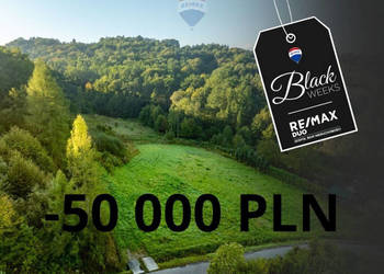 Działka 1,4 ha - Włosań gmina Mogilany