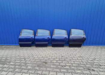 DRZWI TYŁ LEWY LEWE VW PASSAT B5 FL SEDAN NIEBIESKIE