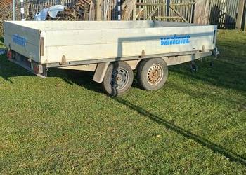 Przyczepa przyczepka samochodowa towarowa dwuosiowa 2000DMC minikoparka