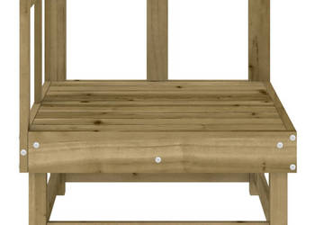 Ogrodowa sofa narożna impregnowane drewno sosnowe WM-825372