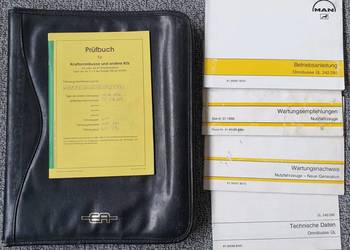 Książki serwisowe Man UEL 292 plus teczka oryginał