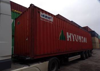 Kontener magazynowy 40'HC, używany, 12 m.