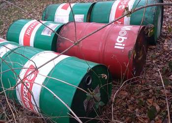 Beczka 200L po oleju silnikowym