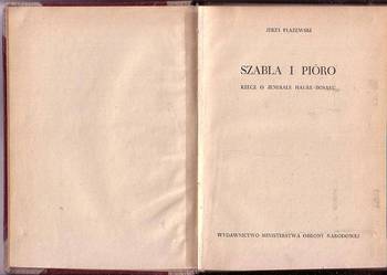 (9313) SZABLA I PIÓRO (RZECZ O JENERALE HAUKE – BOSAKU – JER