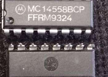 MC14558BCP 7-SEGMENT DECODER 4-BIT 3-18V MC14558B dip16 Motorola