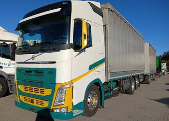 . . Volvo FH firanka z przyczepa