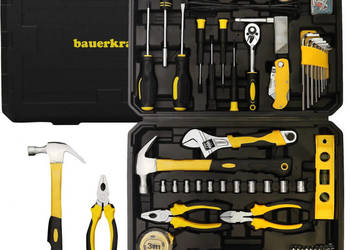 Zestaw narzędzi walizka narzędziowa 111 elementów klucze wkrętaki bity