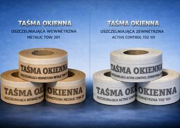 Taśmy okienne szczelny montaż