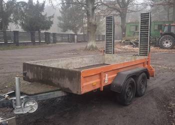 Przyczepa humbaur pod minikoparke aluminiowe Burty 2000kg dmc