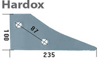 Płoza przednia HARDOX 123112/L części do pługa KRONE