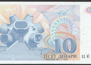 MACEDONIA 10 DENARI 1993 - STAN BANKOWY UNC