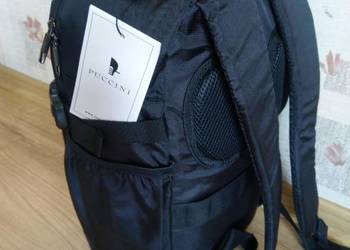 NOWY Plecak podróżny turystyczny z komorą na laptop CZARNY 23L Wysyłam