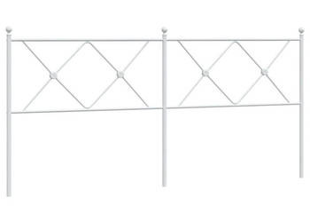 Metalowe wezgłowie białe 180 cm WM-376587