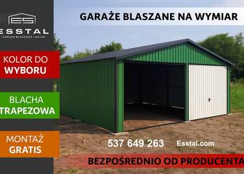 6x6 , 6x5 , Blaszak , Garaż Blaszany , Schowek , Wiatka   - ESSTAL-