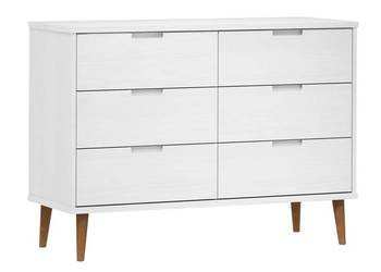 vidaXL Komoda MOLDE, biała, 113x40x80 cm(SKU:350508)