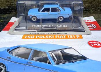 FIAT 131P MIRAFIORI model 1:43 Legendy FSO deagostini Kultowe auta PRL nowy