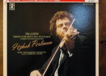 Paganini Itzhak Perlman Royal Philharmonic Orchestra NM/NM Japan Obi LP 72'