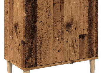 Szafka pod umywalkę stare drewno 58x33x60 cm WM-857114