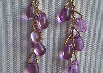 Kolczyki handmade Lilac Rain