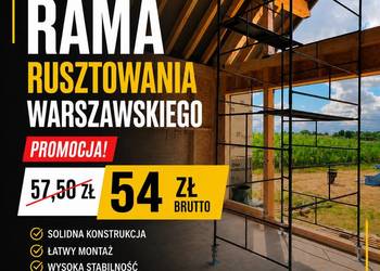 POMOCJA - rusztowanie warszawskie brutto faktura