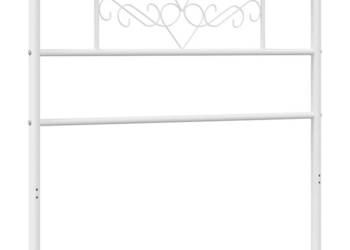 Metalowe wezgłowie białe 107 cm WM-355346