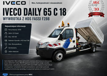 Iveco Daily 65C18 3.0 DIESEL Iveco Daily 65 C 18 / WYWROTKA / HDS FASSI F2…