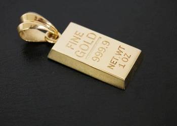 ZŁOTA SZTABKA SUPER ZAWIESZKA WISIOREK - 26G